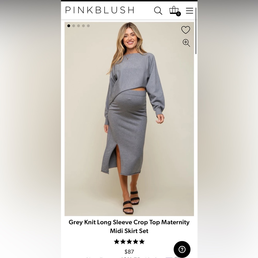 NWOT Grey 2 piece set (never worn)